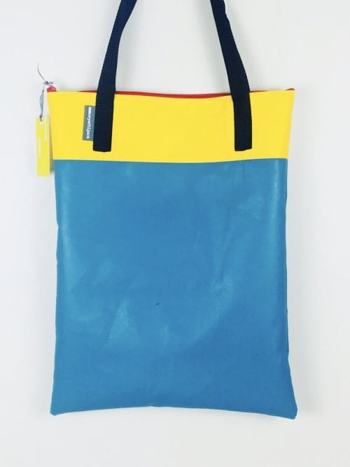 2 tone tote blue2